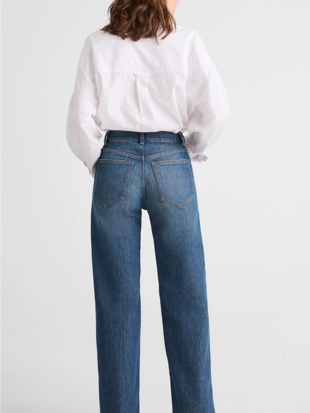 Madewell Women’s The Perfect Vintage Wide-Leg Jeans EUC 25P - Picture 2 of 12